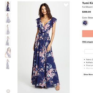 Yumi kim floral maxi gown
